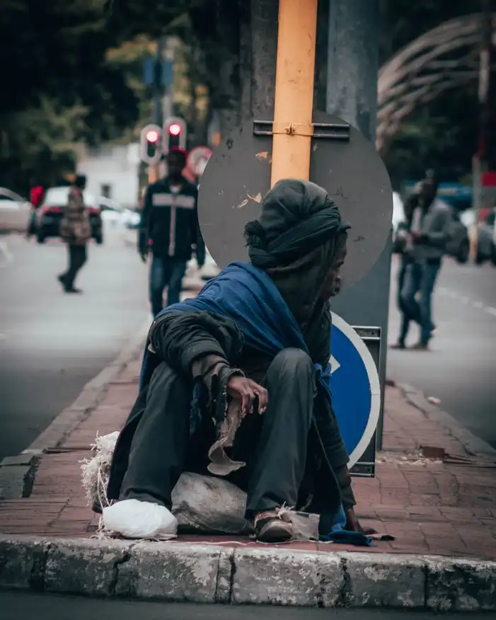 homeless boy